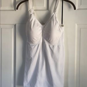 Set of three maternity and nursing tanks